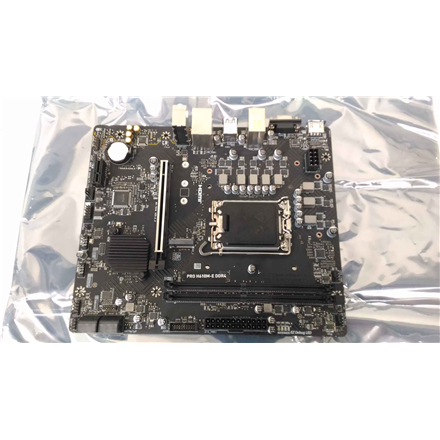 MSI PRO H610M-E DDR4 | Processor family Intel | Processor socket LGA1700 | DDR4 DIMM | Memory slots 2 | Supported hard disk drive interfaces SATA, M.2 | Number of SATA connectors 4 | Chipset Intel H610 | Mirco-ATX | USED, REFURBISHED - Image 2