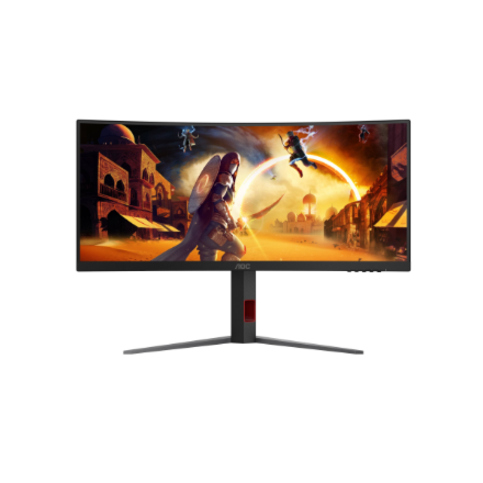 AOC | CU34G4 | 34 " | Fast VA | UWQHD | 21:9 | 180 Hz | 1 ms | 3440 x 1440 pixels | 300 cd/m² | HDMI ports quantity 2 | Black - Image 3