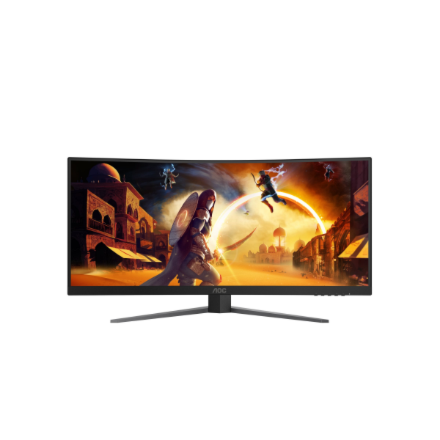 AOC | CU34G4 | 34 " | Fast VA | UWQHD | 21:9 | 180 Hz | 1 ms | 3440 x 1440 pixels | 300 cd/m² | HDMI ports quantity 2 | Black - Image 7