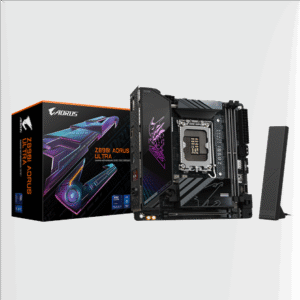 Gigabyte Z890I AORUS ULTRA | Processor family Intel | Processor socket LGA1851 | DDR5 | Supported hard disk drive interfaces M.2, SATA | Number of SATA connectors 2