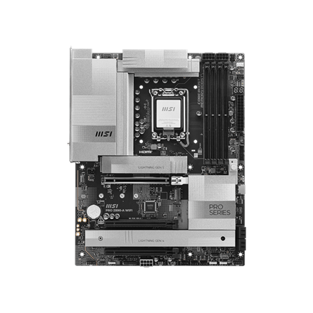 MSI PRO Z890-A WIFI | Processor family Intel | Processor socket LGA1851 | DDR5 UDIMM | Supported hard disk drive interfaces SATA, M.2 | Number of SATA connectors 4 - Image 4