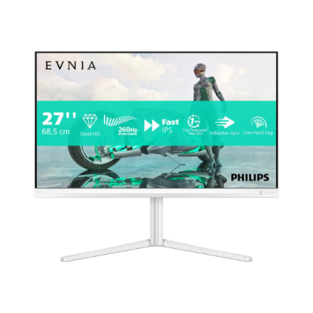 Philips | 27M2N3501PA/00 | 27 " | Fast IPS | Quad HD | 16:9 | 260 Hz | 1 ms | 2560 x 1440 pixels | 300 cd/m² | HDMI ports quantity 2 | White - Image 3