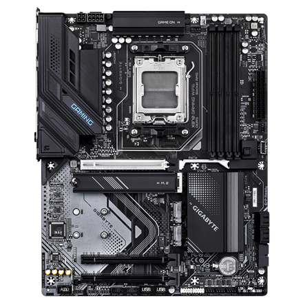 Gigabyte X870 GAMING WF6 | Processor family AMD | Processor socket AM5 | DDR5 | Supported hard disk drive interfaces M.2, SATA | Number of SATA connectors 4 - Image 3