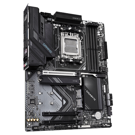 Gigabyte X870 GAMING WF6 | Processor family AMD | Processor socket AM5 | DDR5 | Supported hard disk drive interfaces M.2, SATA | Number of SATA connectors 4 - Image 4
