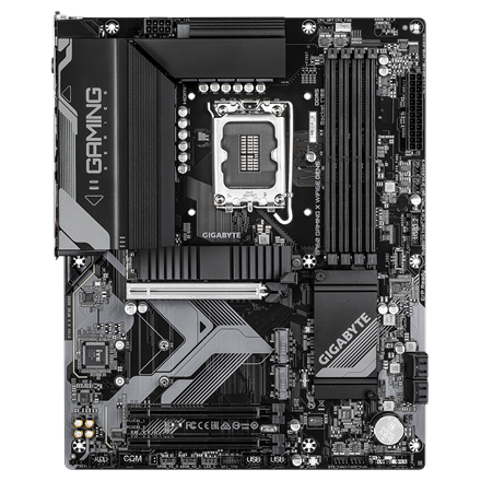 Gigabyte B760 G X WF6E GEN5 | Processor family Intel | Processor socket LGA1700 | DDR5 | Supported hard disk drive interfaces M.2, SATA | Number of SATA connectors 4 - Image 3