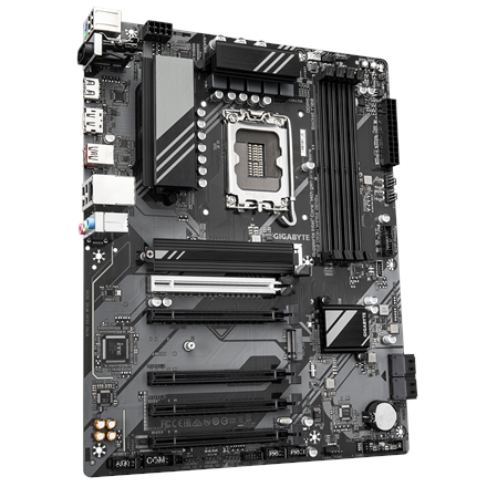 Gigabyte B760 DS3H WF6E GEN5 | Processor family Intel | Processor socket LGA1700 | DDR5 | Supported hard disk drive interfaces M.2, SATA | Number of SATA connectors 4 - Image 4