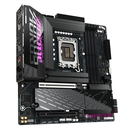 Gigabyte B860M AORUS ELITE WIFI6E | Processor family Intel | Processor socket LGA1851 | DDR5 | Supported hard disk drive interfaces SATA, M.2 | Number of SATA connectors 4 - Image 4