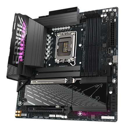 Gigabyte B860M AORUS ELITE WIFI6E | Processor family Intel | Processor socket LGA1851 | DDR5 | Supported hard disk drive interfaces SATA, M.2 | Number of SATA connectors 4 - Image 5