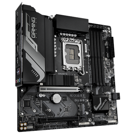 Gigabyte B760M GAMING X WIFI6E GEN5 | Processor family Intel | Processor socket LGA1700 | DDR5 | Supported hard disk drive interfaces SATA, M.2 | Number of SATA connectors 4 - Image 4