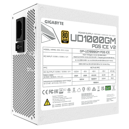 Gigabyte Power Supply | UD1000GM PG5 V2 ICE | 1000 W - Image 5