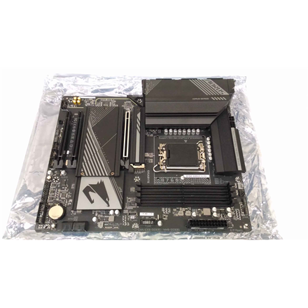 SALE OUT. Gigabyte B760 AORUS ELITE 1.0 M/B | Processor family Intel | Processor socket LGA1700 | DDR5 DIMM | Memory slots 4 | Supported hard disk drive interfaces SATA, M.2 | Number of SATA connectors 4 | Chipset Intel B760 Express | ATX | USED, REFURBISHED, WITHOUT ACCESSORIES, ONLY BACKPLATE INCLUDED - Image 2