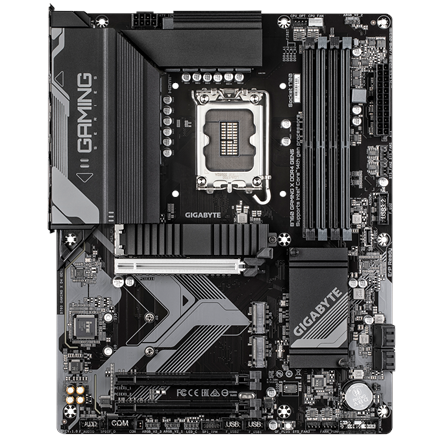 Gigabyte B760 GAMING X DDR4 GEN5 | Processor family Intel | Processor socket LGA1700 | DDR4 | Supported hard disk drive interfaces M.2, SATA | Number of SATA connectors 4 - Image 3