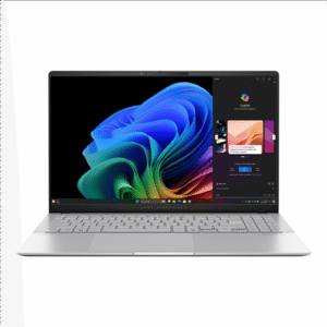 Asus Vivobook S S5507QA-MA112W | Cool Silver | 15.6 " | OLED | 3K | 2880 x 1620 pixels | Glossy | Snapdragon X Elite | X1E 78 100 | 32 GB | LPDDR5X | Solid-state drive capacity 1000 GB | Qualcomm Adreno GPU | Windows 11 Home | 802.11be | Bluetooth version 5.4 | Keyboard language English | Keyboard backlit | Warranty 24 month(s)