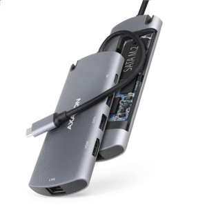 AXAGON SuperSpeed USB-C Combo 6in1 Hub | HMC-6M2