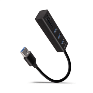AXAGON SuperSpeed USB-A Hub and Card Reader | HMA-CR3A