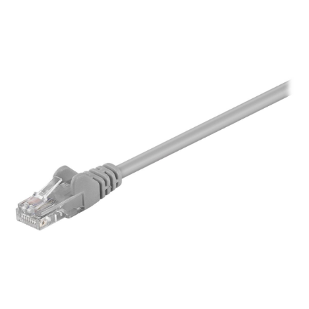 Goobay | CAT 5e patch cable, U/UTP | Grey RJ45 male (8P8C) | RJ45 male (8P8C) - Image 3