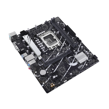 Asus | PRIME B760M-K D4 | Processor family Intel | Processor socket LGA1700 | DDR4 DIMM | Memory slots 2 | Supported hard disk drive interfaces SATA, M.2 | Number of SATA connectors 4 | Chipset Intel B760 | mATX - Image 6