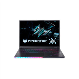 Acer | Predator Helios 18 AI PH18-73-97UF | Abyssal Black | 18 " | Mini LED | WQUXGA | 3840 x 2400 pixels | 120 Hz | Intel Core U9 | 275HX | 64 GB | DDR5 | Solid-state drive capacity 1000 GB | NVIDIA GeForce RTX 5090 | GDDR7 | 24 GB | Windows 11 Home | Bluetooth version 5.4 | Keyboard language US international | Keyboard backlit | Warranty 24 month(s)