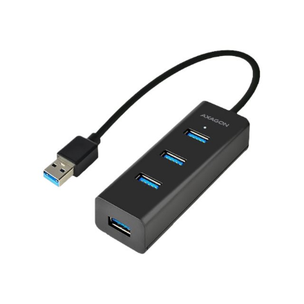 AXAGON Four-port USB 3.0 hub with fast charging and power support | HUE-S2B - Image 4