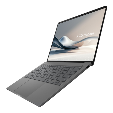 Asus | Zenbook 14 UX3407RA-QD010W | Iceland Gray | 14 " | OLED | WUXGA | 1920 x 1200 pixels | 60 Hz | Glossy | Snapdragon X Elite | X1E 78 100 | 32 GB | LPDDR5X | Solid-state drive capacity 1000 GB | Qualcomm Adreno GPU | Windows 11 Home | 802.11be | Bluetooth version 5.4 | Keyboard language US international | Keyboard backlit | Battery warranty 12 month(s) - Image 6