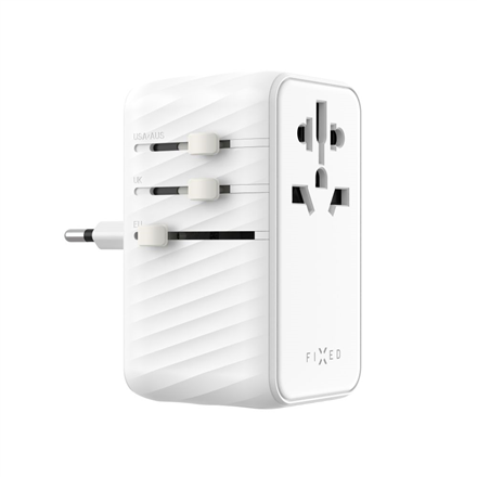 Fixed | Voyager 85W travel adapter for EU, UK and USA/AUS, with 4xUSB-C and 1xUSB output | Adapter - Image 2