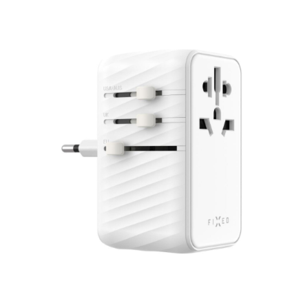 Fixed | Voyager 85W travel adapter for EU, UK and USA/AUS, with 4xUSB-C and 1xUSB output | Adapter - Image 3