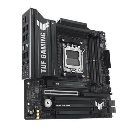 Asus TUF GAMING B850M-PLUS WIFI | Processor family AMD | Processor socket AM5 | DDR5 | Supported hard disk drive interfaces M.2, SATA | Number of SATA connectors 4 - Image 5