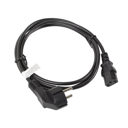 Lanberg | CEE 7/7 to IEC 320 C13 Power Cord | CA-C13C-10CC-0018-BK - Image 6