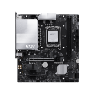 MSI PRO H810M-B | Processor family Intel H810 | Processor socket LGA1851 | DDR5 | Supported hard disk drive interfaces SATA, M.2 | Number of SATA connectors 4