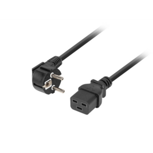Lanberg | CEE 7/7- to IEC 320 C19 power cord, 16A VDE | CA-C19C-10CC-0018-BK