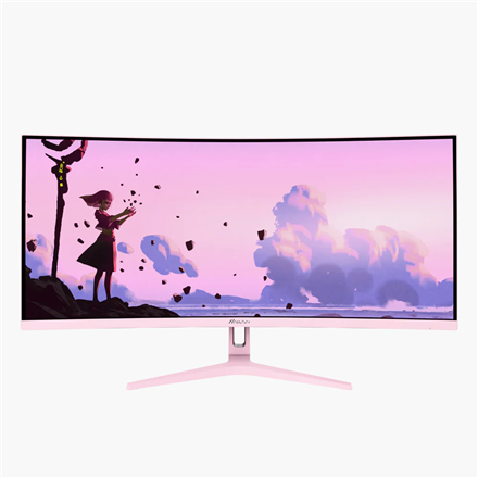 Arozzi | Nova | 34 " | VA | UWQHD | 21:9 | 165 Hz | 1 ms | 3440 x 1440 pixels | 350 cd/m² | HDMI ports quantity 2 | Pink - Image 4