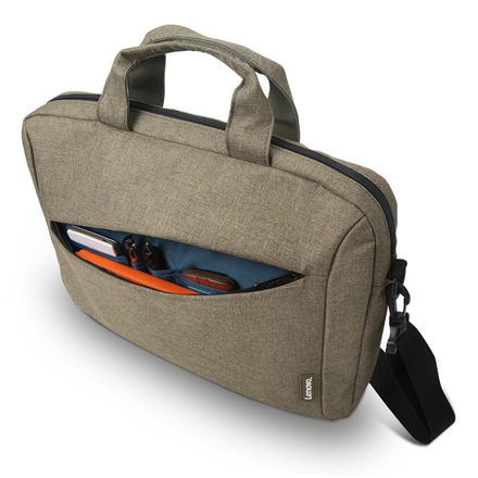 Lenovo | Casual Toploader T210 | Fits up to size 15.6 " | Messenger - Briefcase | Green - Image 3
