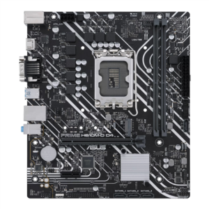 Asus | PRIME H610M-D D4 | Processor family Intel | Processor socket LGA1700 | DDR4 DIMM | Memory slots 2 | Supported hard disk drive interfaces SATA, M.2 | Number of SATA connectors 4 | Chipset Intel H610 | mATX