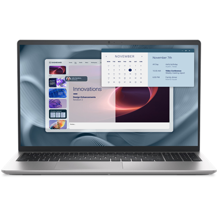 Dell Pro 15 Essential PV15250 | Platinum Silver | 15.6 " | WVA | FHD | 1920 x 1080 pixels | Anti-glare | Intel Core i7 | i7-1355U | 16 GB | DDR5 | Solid-state drive capacity 512 GB | Intel UHD Graphics | Windows 11 Pro | 802.11ax | Keyboard language English | Keyboard backlit | Warranty 36 month(s) | Battery warranty 12 month(s) - Image 2