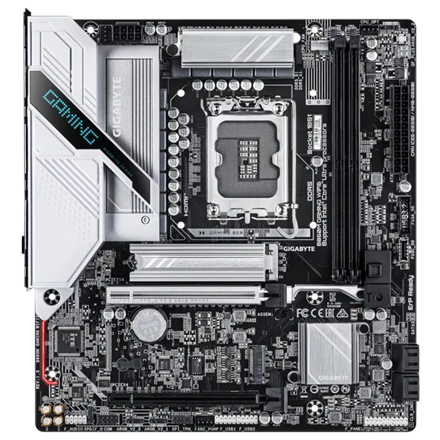 Gigabyte B860M GAMING WIFI6 | Processor family Intel | Processor socket LGA1851 | DDR5 | Supported hard disk drive interfaces M.2, SATA | Number of SATA connectors 4 - Image 3
