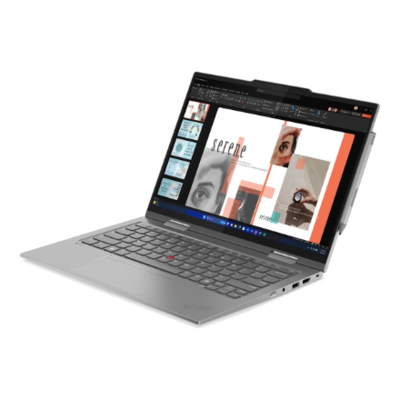 Lenovo ThinkPad X1 2-in-1 G10 Aura Edition | Grey | 14 " | IPS | Touchscreen | WUXGA | 1920 x 1200 pixels | Anti-glare | Intel Core Ultra 5 | 225U | 16 GB | Soldered LPDDR5x | Solid-state drive capacity 512 GB | Intel Graphics | Windows 11 Pro | 802.11ax | Bluetooth version 5.3 | LTE Upgradable | Keyboard language Nordic | Keyboard backlit | Warranty 36 month(s) | Battery warranty 12 month(s) - Image 5