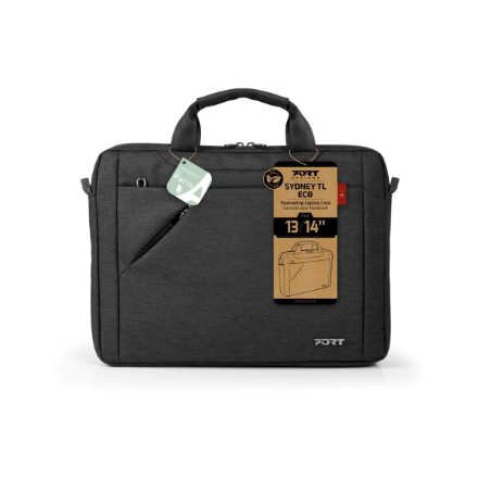 PORT DESIGNS | S13 Sydney ECO Case | Fits up to size 13/14 " | Top Loading | Black | Shoulder strap - Image 4