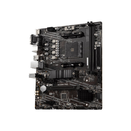 MSI | A520M PRO | Processor family AMD | Processor socket AM4 | DDR4 | Memory slots 2 | Chipset AMD A | Micro ATX - Image 7