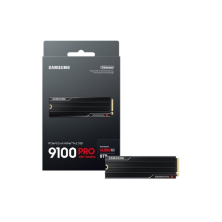 Samsung SSD | 9100 PRO With Heatsink | 8000 GB | SSD form factor M.2 2280 | Solid-state drive interface PCIe 5.0 x4, NVMe 2.0 | Read speed 14800 MB/s | Write speed 13400 MB/s - Image 5