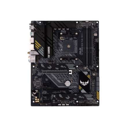 Asus | TUF GAMING B550-PLUS WIFI II | Processor family AMD | Processor socket AM4 | DDR4 DIMM | Memory slots 4 | Supported hard disk drive interfaces SATA, M.2 | Number of SATA connectors 6 | Chipset AMD B550 | 30.5cm x 24.4cm - Image 3