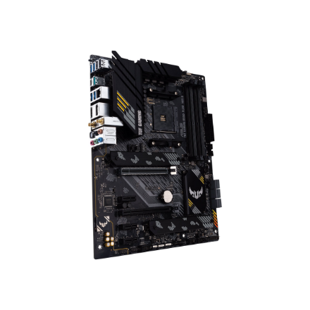 Asus | TUF GAMING B550-PLUS WIFI II | Processor family AMD | Processor socket AM4 | DDR4 DIMM | Memory slots 4 | Supported hard disk drive interfaces SATA, M.2 | Number of SATA connectors 6 | Chipset AMD B550 | 30.5cm x 24.4cm - Image 7