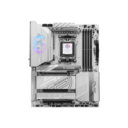 MSI MPG X870E EDGE TI WIFI | Processor family AMD | Processor socket AM5 | DDR5 | Supported hard disk drive interfaces SATA, M.2 | Number of SATA connectors 4 - Image 2