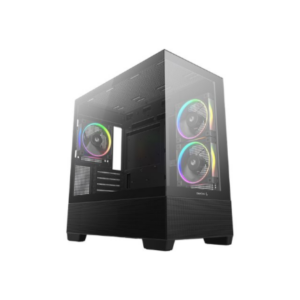 Deepcool Case | CG380 3F | Black | Micro ATX