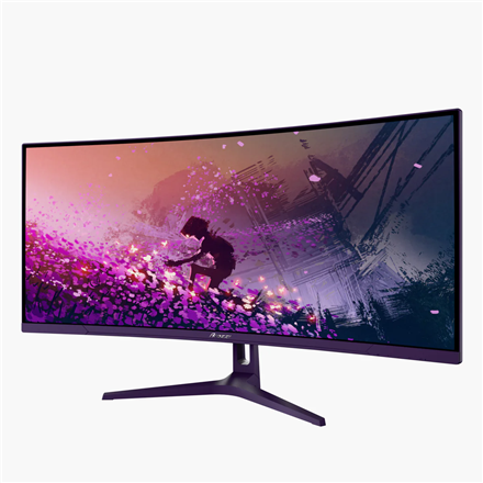 Arozzi | Nova | 34 " | VA | UWQHD | 21:9 | 165 Hz | 1 ms | 3440 x 1440 pixels | 350 cd/m² | HDMI ports quantity 2 | Purple - Image 3