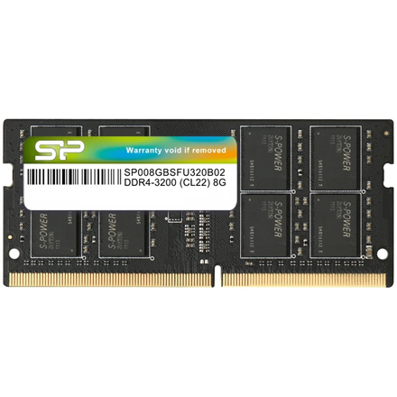 Silicon Power | SP008GBSFU320X02 | 8 GB | DDR4 | 3200 MHz | Notebook | Registered No | ECC No - Image 2