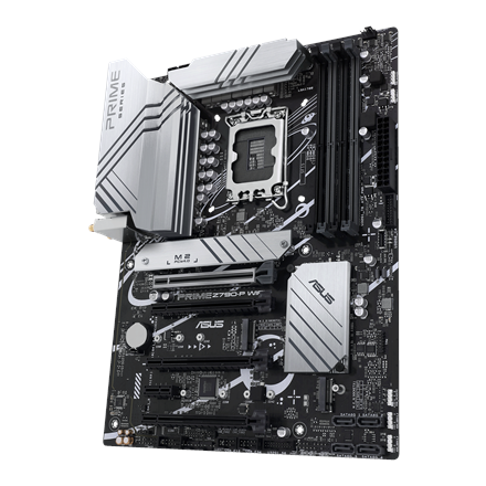 Asus | PRIME Z790-P WIFI | Processor family Intel | Processor socket LGA1700 | DDR5 | Supported hard disk drive interfaces SATA, M.2 | Number of SATA connectors 4 - Image 4