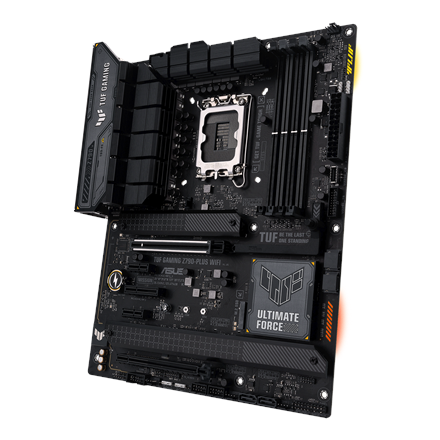 Asus | TUF GAMING Z790-PLUS WIFI | Processor family Intel | Processor socket LGA1700 | DDR5 | Supported hard disk drive interfaces SATA, M.2 | Number of SATA connectors 4 - Image 4