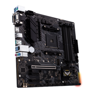 Asus | TUF GAMING A520M-PLUS | Processor family AMD | Processor socket AM4 | DDR4 | Memory slots 4 | Supported hard disk drive interfaces SATA, M.2 | Number of SATA connectors 4 | Chipset AMD A520 | Micro ATX
