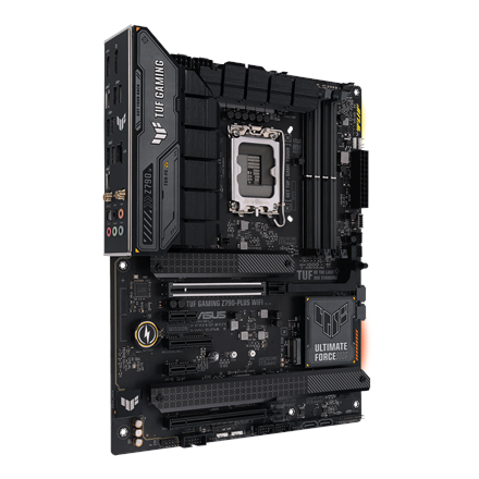 Asus | TUF GAMING Z790-PLUS WIFI | Processor family Intel | Processor socket LGA1700 | DDR5 | Supported hard disk drive interfaces SATA, M.2 | Number of SATA connectors 4 - Image 3