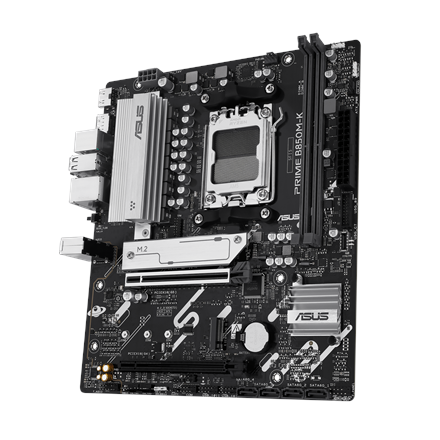 Asus PRIME B850M-K | Processor family AMD | Processor socket AM5 | DDR5 | Supported hard disk drive interfaces SATA, M.2 | Number of SATA connectors 4 - Image 5